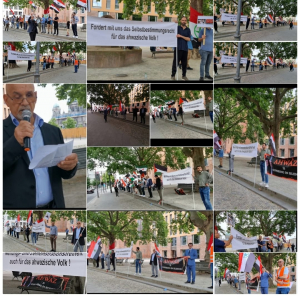 الأحوازيون يحيون ذكرى يوم الشهيد و يتضامنون مع ضحايا مدينة عبادان في برلين