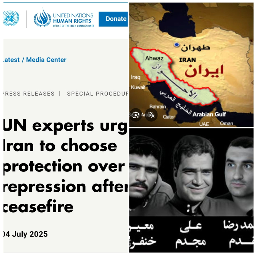 UN:Iran reported that the six Ahwazi Arab men were sentenced to execution. According to this report,
